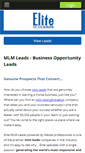 Mobile Screenshot of elitemlmleads.com